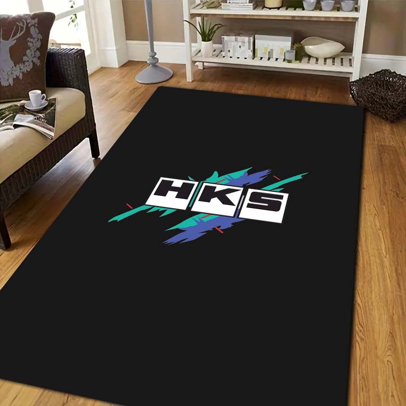 Outdoor Sport Live - 3D Racing H-HKS Druckteppich, rutschfester Bodenteppich,