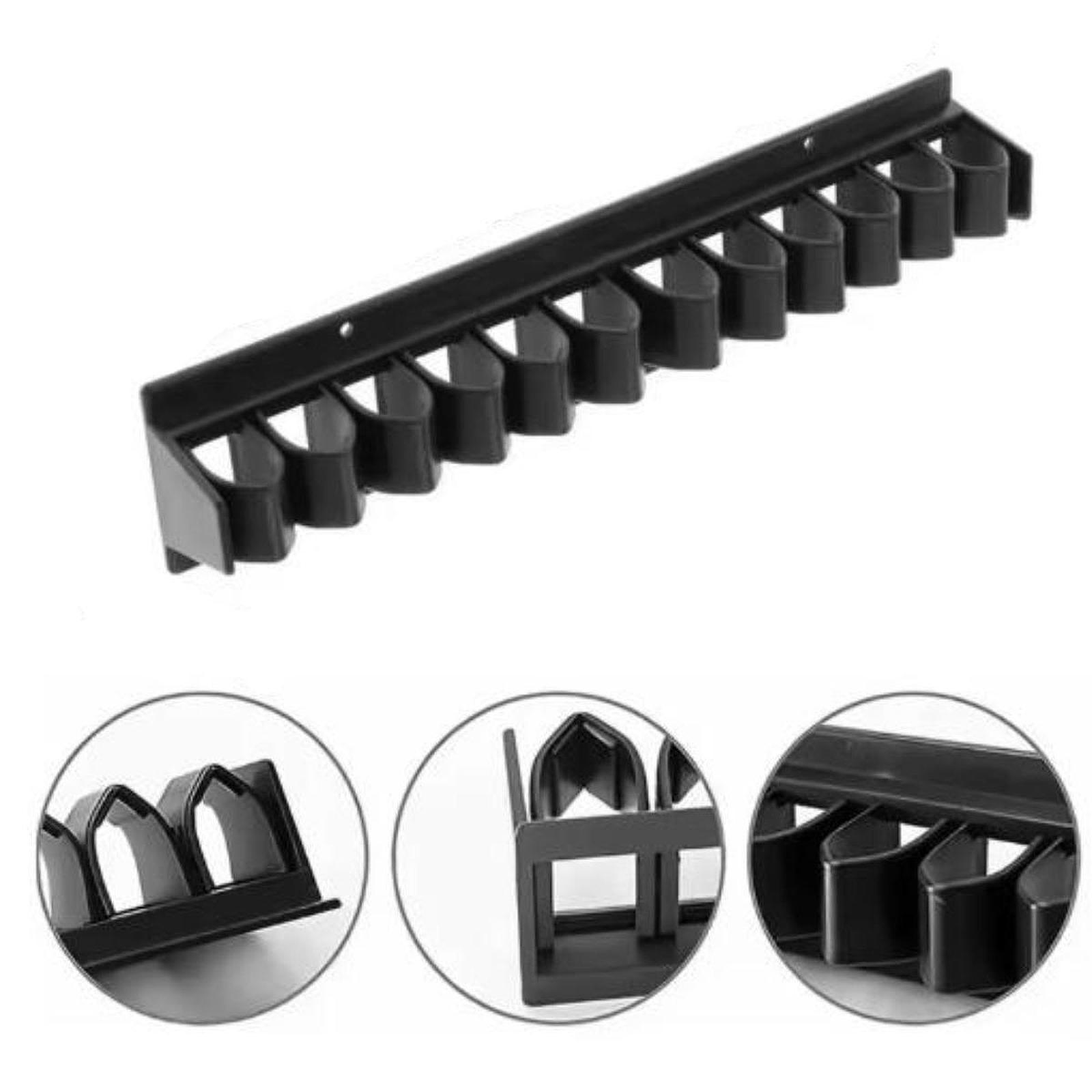 Riding Crop Dressage - Pferdestall-Peitschenhalterung Schwarze ABS-Wandhalterung für Reitarena Dressur-Zubehör