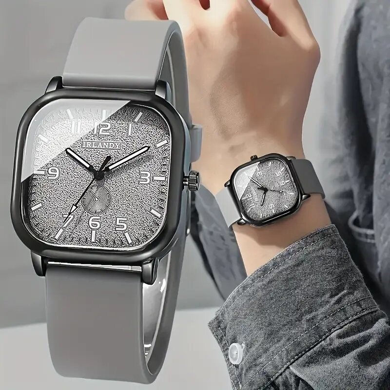 Outdoor Sport Watch - Modische Damenarmbanduhr, lässiges Design, Silikonarmband, Quarzwerk,