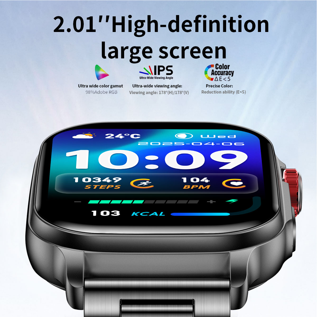 2026 Smartwatch 2,01'' Fitness – Outdoor Sport Smart Watch Bewertung und Preis
