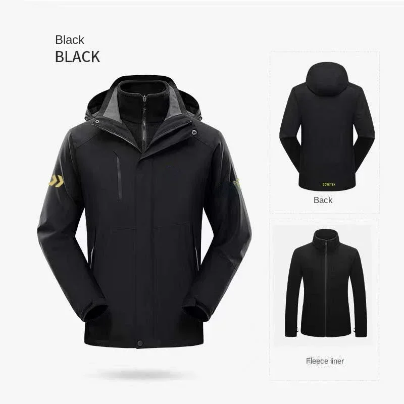Dicke Angeln Kleidung Set Wint – Outdoor Sport Jacket Men Bewertung und Preis
