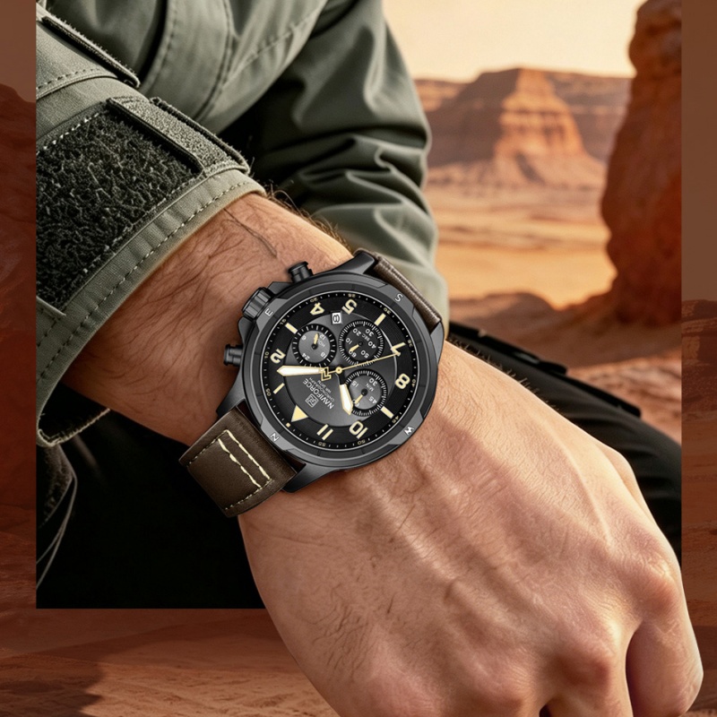 NAVIFORCE Herren Stilvolle Chr – Outdoor Sport Smart Watch Bewertung und Preis