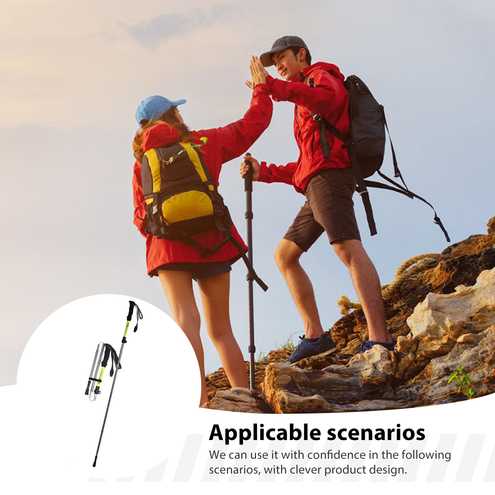 Aluminiumlegierungs-Trekkingst – Outdoor Sport Climbing Gear Bewertung und Preis