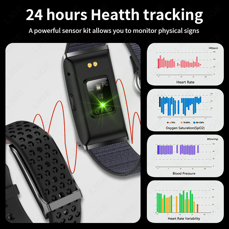 LIGE Smart Uhr Herzfrequenz Bl – Outdoor Sport Smart Watch Bewertung und Preis