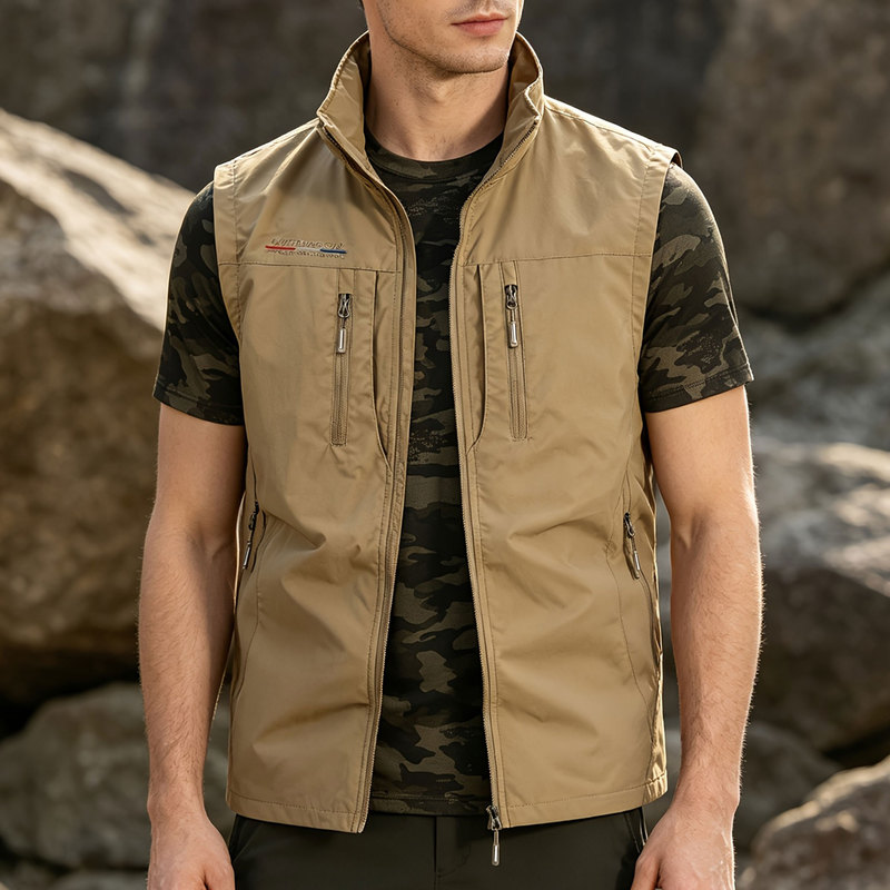Herrenweste, Laufjacke, ärmell – Outdoor Sport Jacket Men Bewertung und Preis